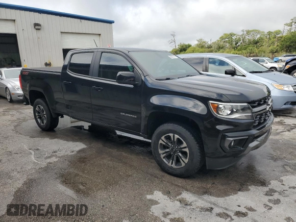 2021 Chevrolet Colorado 4WD Z71 z VIN 1GCGTDEN8M1245226, wystawiony jako Copart lot #56675715 z przebiegiem 33 127 mil mil oraz Szkoda całkowita • Salvage title. Historia ofert i sprzedaży dostępna na DreamBid. Obrazek 4.