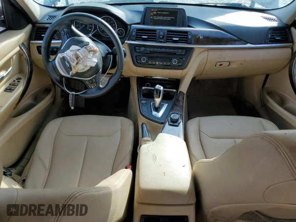 2014 BMW 3 Series 328i with VIN WBA3A5G50ENP33259, listed as a Copart auction lot 57330615 with 217,779 mi miles and Salvage title. Bid and sale history available at DreamBid. Image 8.
