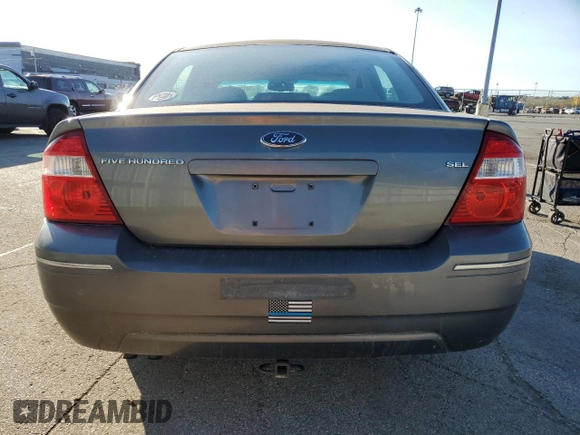 2006 Ford Five Hundred SEL with VIN 1FAFP24136G147262, listed as a Copart auction lot 74122114 with 0 mi miles and Salvage Title. Bid and sale history available at carsss.com. Image 6.