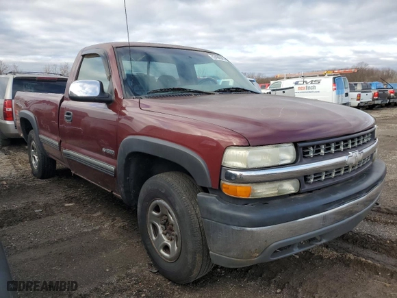 2000 Chevrolet Silverado 1500 LS with VIN 1GCEK14T1YE178069, listed as a Copart auction lot 53488645 with 0 mi miles and Clean Title. Bid and sale history available at carsss.com. Image 4.