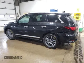 2019 Infiniti QX60 Luxe with VIN 5N1DL0MM3KC518400, listed as a Copart auction lot 55280515 with 194,682 mi miles and Salvage title. Bid and sale history available at DreamBid. Image 2.
