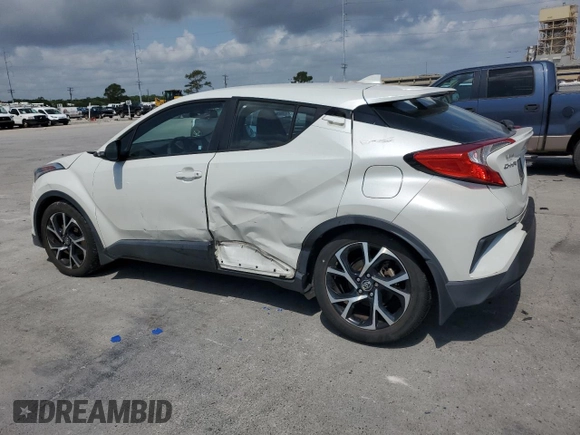 2018 Toyota C-HR XLE with VIN NMTKHMBX2JR045151, listed as a Copart auction lot 54699505 with 122,431 mi miles and Salvage Title. Bid and sale history available at carsss.com. Image 2.