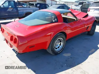 1981 Chevrolet Corvette with VIN 1G1AY8768B5105437, listed as a IAAI auction lot 41842131 with 41,275 mi miles. Bid and sale history available at carsss.com. Image 4.