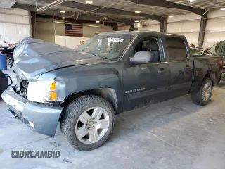 2008 Chevrolet Silverado 1500 LTZ with VIN 3GCEK13358G254970, listed as a Copart auction lot 53544695 with 203,895 mi miles and Salvage Title. Bid and sale history available at carsss.com. Image 1.