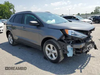 2021 Ford Edge SE with VIN 2FMPK4G99MBA58726, listed as a Copart auction lot 56795185 with 80,360 mi miles and Salvage title. Bid and sale history available at DreamBid. Image 4.