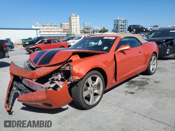 2012 Chevrolet Camaro 2LT с VIN 2G1FC3D31C9100361, выставлен на аукционе Copart как лот 77345114 с пробегом 163 872 миль миль и Списание • Salvage title. История ставок и продаж доступна на DreamBid. Изображение 1.