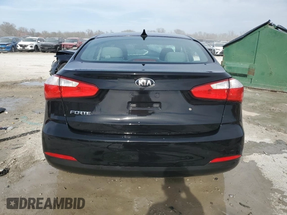 2015 Kia Forte LX with VIN KNAFK4A60F5432370, listed as a Copart auction lot 49144205 with 0 mi miles and Salvage Title. Bid and sale history available at carsss.com. Image 6.