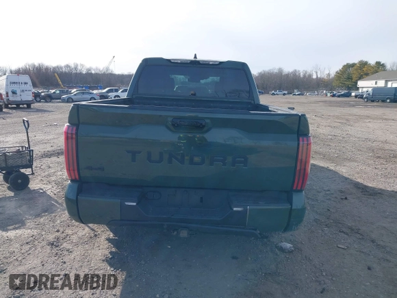 2023 Toyota Tundra Limited with VIN 5TFJA5DBXPX081603, listed as a IAAI auction lot 41293156 with 15,155 mi miles and . Bid and sale history available at DreamBid. Image 16.