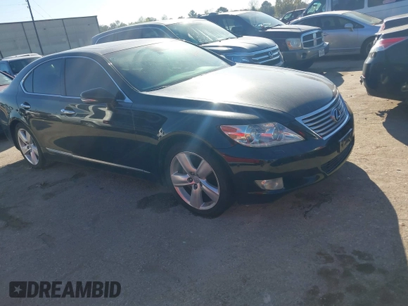 2010 Lexus LS 460 with VIN JTHBL5EFXA5095406, listed as a IAAI auction lot 41135894 with 181,132 mi miles. Bid and sale history available at carsss.com. Image 1.