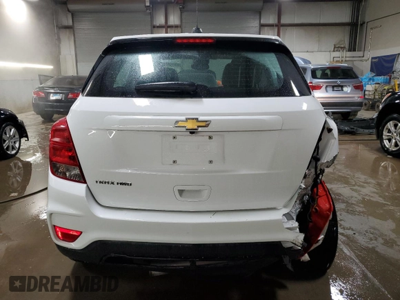 2020 Chevrolet Trax LS with VIN KL7CJNSBXLB316162, listed as a Copart auction lot 49608775 with 41,111 mi miles and Salvage Title. Bid and sale history available at carsss.com. Image 6.