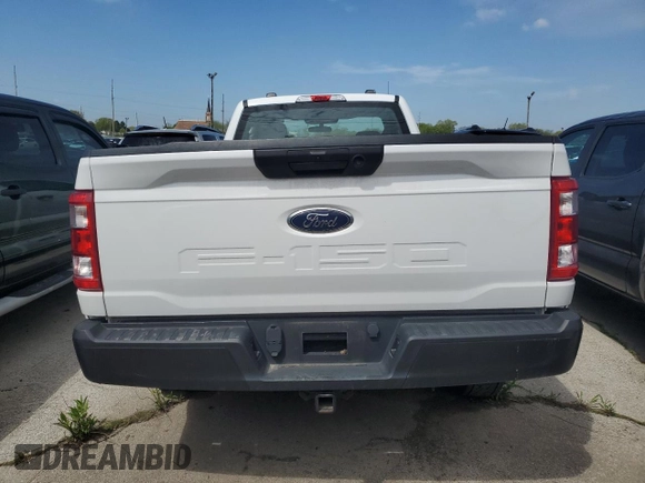 2021 Ford F-150 XL z VIN 1FTMF1E54MKD59565, wystawiony jako Copart lot #54433755 z przebiegiem 15 596 mil mil oraz Szkoda całkowita • Salvage title. Historia ofert i sprzedaży dostępna na DreamBid. Obrazek 6.