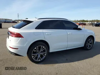 2023 Audi Q8 Premium with VIN WA1AVBF12PD044905, listed as a Copart auction lot 53206695 with 30,014 mi miles and Salvage title. Bid and sale history available at DreamBid. Image 3.