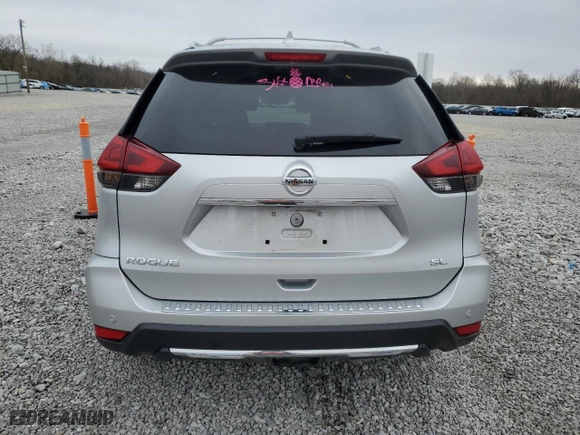 2019 Nissan Rogue SL with VIN 5N1AT2MTXKC757173, listed as a Copart auction lot 51873085 with 83,190 mi miles and Salvage Title. Bid and sale history available at carsss.com. Image 6.