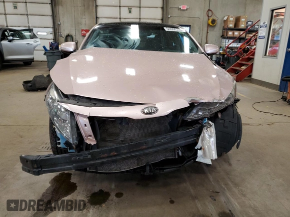 2013 Kia Optima EX with VIN 5XXGN4A72DG184011, listed as a Copart auction lot 54006235 with 0 mi miles and Salvage Title. Bid and sale history available at carsss.com. Image 5.