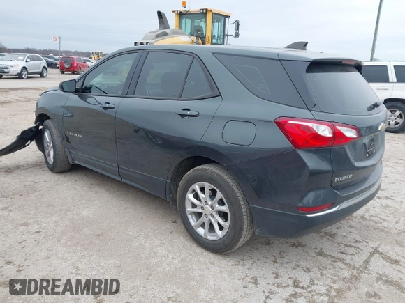 2018 Chevrolet Equinox LS with VIN 3GNAXHEV7JS640663, listed as a IAAI auction lot 41631256 with 141,224 mi miles and . Bid and sale history available at DreamBid. Image 3.