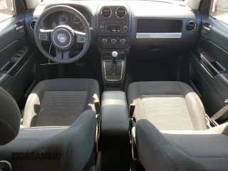 2017 Jeep Compass Sport with VIN 1C4NJCBA2HD147418, listed as a Copart auction lot 76757094 with 125,947 mi miles and Salvage Title. Bid and sale history available at carsss.com. Image 8.