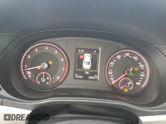 2020 Volkswagen Passat SE z VIN 1VWSA7A38LC011156, wystawiony jako Copart lot #55928405 z przebiegiem 75 791 mil mil oraz Szkoda całkowita • Salvage title. Historia ofert i sprzedaży dostępna na DreamBid. Obrazek 9.