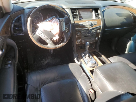 2017 Infiniti QX80 with VIN JN8AZ2NE2H9156143, listed as a Copart auction lot 42945985 with 157,392 mi miles and Salvage Title. Bid and sale history available at DreamBid. Image 8.