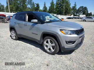 2021 Jeep Compass Latitude z VIN 3C4NJDBB7MT595527, wystawiony jako Copart lot #58598145 z przebiegiem 65 564 mil mil oraz Szkoda całkowita • Salvage title. Historia ofert i sprzedaży dostępna na DreamBid. Obrazek 4.