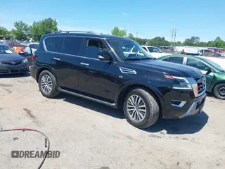 2021 Nissan Armada SL with VIN JN8AY2BA9M9371100, listed as a IAAI auction lot 42296631 with 83,313 mi miles and . Bid and sale history available at DreamBid. Image 1.