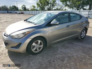 2014 Hyundai Elantra Limited with VIN 5NPDH4AE3EH475003, listed as a Copart auction lot 49153235 with 130,510 mi miles and Non Repairable. Bid and sale history available at carsss.com. Image 1.
