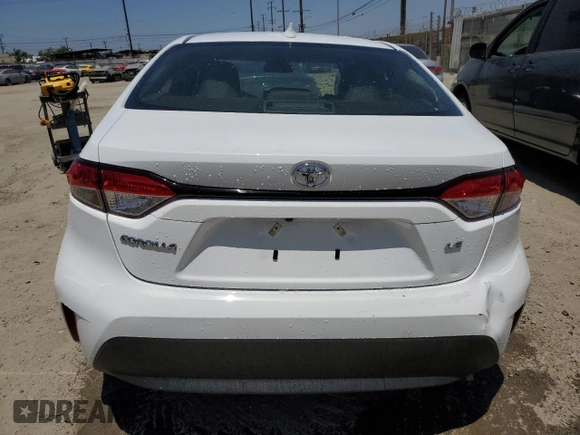 2024 Toyota Corolla LE z VIN JTDB4MEE3R3022112, wystawiony jako Copart lot #57674255 z przebiegiem 21 333 mil mil oraz Szkoda całkowita • Salvage title. Historia ofert i sprzedaży dostępna na DreamBid. Obrazek 6.