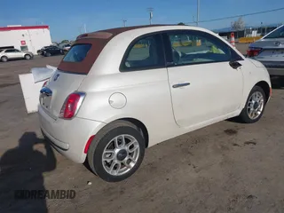 2012 FIAT 500 Pop with VIN 3C3CFFDR6CT321723, listed as a IAAI auction lot 41968345 with 84,088 mi miles. Bid and sale history available at carsss.com. Image 4.