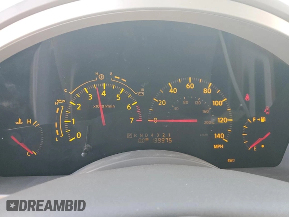 2005 Infiniti QX56 with VIN 5N3AA08C75N813218, listed as a Copart auction lot 76592754 with 139,975 mi miles and Clean Title. Bid and sale history available at DreamBid. Image 9.