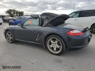 2007 Porsche Boxster with VIN WP0CA29867U710182, listed as a Copart auction lot 76179114 with 0 mi miles and Clean Title. Bid and sale history available at carsss.com. Image 2.