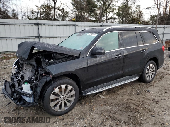 2018 Mercedes-Benz GLS 450 with VIN 4JGDF6EE9JB153789, listed as a Copart auction lot 36778764 with 46,027 mi miles and . Bid and sale history available at DreamBid. Image 1.