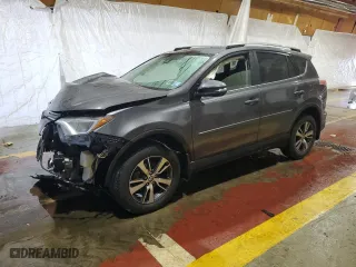 2017 Toyota RAV4 XLE with VIN JTMRFREV5HJ134006, listed as a Copart auction lot 44566055 with 0 mi miles and Salvage Title. Bid and sale history available at carsss.com. Image 1.