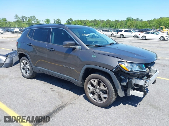 2017 Jeep Compass Limited z VIN 3C4NJDCB1HT631619, wystawiony jako IAAI lot #42032050 z przebiegiem 124 152 mil mil oraz . Historia ofert i sprzedaży dostępna na DreamBid. Obrazek 1.