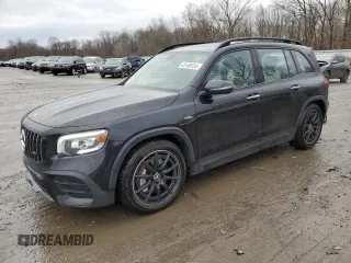 2021 Mercedes-Benz GLB with VIN W1N4M5BB7MW107916, listed as a Copart auction lot 43148134 with 29,950 mi miles. Bid and sale history available at carsss.com. Image 1.