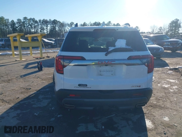 2021 GMC Acadia AT4 with VIN 1GKKNLLS5MZ124120, listed as a IAAI auction lot 41260497 with 50,672 mi miles and . Bid and sale history available at DreamBid. Image 16.