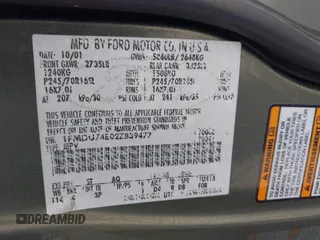 2002 Ford Explorer Eddie Bauer с VIN 1FMDU74E02ZB39477, выставлен на аукционе IAAI как лот 42583278 с пробегом Не указан миль и . История ставок и продаж доступна на DreamBid. Изображение 9.