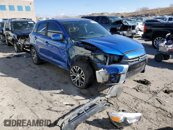 2018 Mitsubishi Outlander Sport ES 2.0 with VIN JA4AR3AU4JU007776, listed as a Copart auction lot 67149632 with 64,267 mi miles. Bid and sale history available at carsss.com. Image 1.