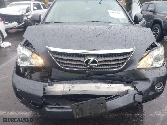 2007 Lexus RX 400h with VIN JTJGW31U872003871, listed as a IAAI auction lot 41579851 with 98,758 mi miles. Bid and sale history available at carsss.com. Image 6.