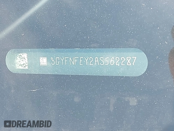 2010 Cadillac SRX Premium Collection with VIN 3GYFNFEY2AS562287, listed as a IAAI auction lot 42420409 with 195,694 mi miles and . Bid and sale history available at DreamBid. Image 9.