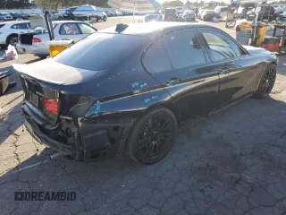 2014 BMW 3 Series 335i with VIN WBA3A9C50EF478734, listed as a Copart auction lot 83449634 with 107,723 mi miles and Salvage Title. Bid and sale history available at carsss.com. Image 3.