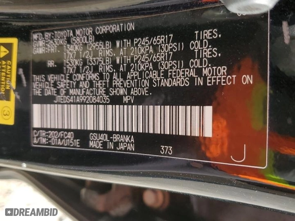 2009 Toyota Highlander with VIN JTEDS41A992084035, listed as a Copart auction lot 47575625 with 105,939 mi miles and Salvage Title. Bid and sale history available at carsss.com. Image 13.
