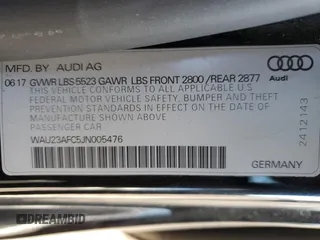 2018 Audi A7 Prestige with VIN WAU23AFC5JN005476, listed as a Copart auction lot 41660144 with 58,105 mi miles. Bid and sale history available at carsss.com. Image 12.