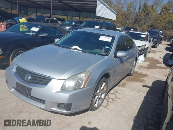 2007 Nissan Maxima 3.5 SL with VIN 1N4BA41E07C854525, listed as a IAAI auction lot 41775884 with 125,237 mi miles. Bid and sale history available at carsss.com. Image 2.
