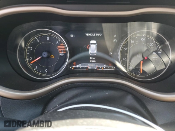 2016 Jeep Cherokee Limited with VIN 1C4PJMDB6GW261526, listed as a Copart auction lot 50379155 with 109,638 mi miles and Salvage title. Bid and sale history available at DreamBid. Image 9.