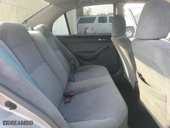 2002 Honda Civic LX with VIN 1HGES16522L056212, listed as a Copart auction lot 67927334 with 207,398 mi miles and Salvage Title. Bid and sale history available at carsss.com. Image 10.
