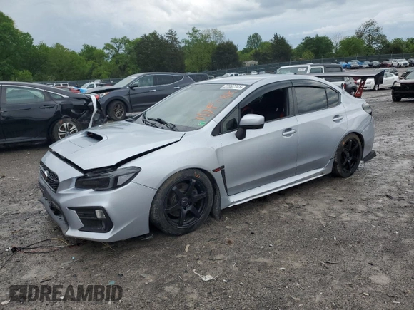 2019 Subaru WRX z VIN JF1VA1A64K9822445, wystawiony jako Copart lot #53897765 z przebiegiem 77 622 mil mil oraz Szkoda całkowita • Salvage title. Historia ofert i sprzedaży dostępna na DreamBid. Obrazek 1.