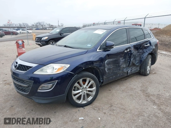 2012 Mazda CX-9 Grand Touring with VIN JM3TB2DA4C0349924, listed as a IAAI auction lot 41353806 with 1 mi miles. Bid and sale history available at carsss.com. Image 2.