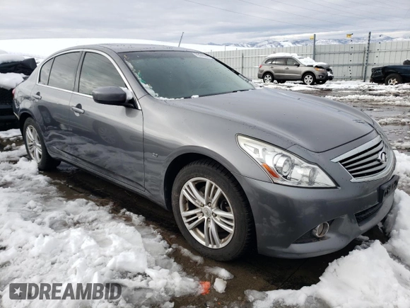 2015 Infiniti Q40 with VIN JN1CV6AR3FM521846, listed as a Copart auction lot 79340044 with 126,702 mi miles and Salvage Title. Bid and sale history available at carsss.com. Image 4.