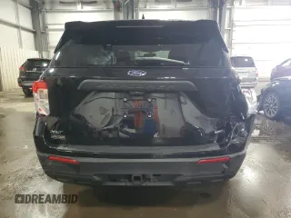 2020 Ford Explorer XLT with VIN 1FMSK8DH5LGB87387, listed as a Copart auction lot 50433855 with 23,616 mi miles and Salvage Title. Bid and sale history available at carsss.com. Image 6.