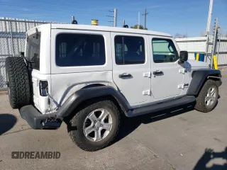 2022 Jeep Wrangler Unlimited Sport S z VIN 1C4HJXDN7NW183867, wystawiony jako Copart lot #81642054 z przebiegiem 73 203 mil mil oraz Szkoda całkowita • Salvage title. Historia ofert i sprzedaży dostępna na DreamBid. Obrazek 3.