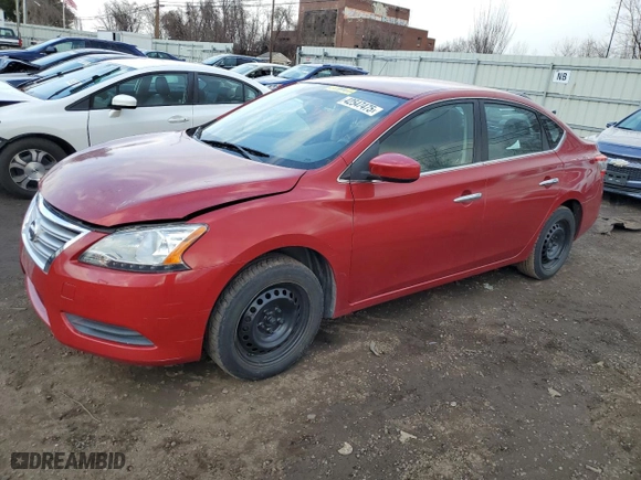 2014 Nissan Sentra S with VIN 3N1AB7AP2EY259219, listed as a Copart auction lot 42547475 with 111,581 mi miles and Clean Title. Bid and sale history available at carsss.com. Image 1.